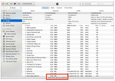 how to find out how many songs you have on apple music